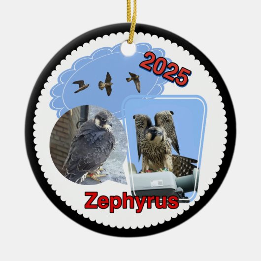 2025 Keramische Cirkel Ornament Zephyrus (Voorkant)