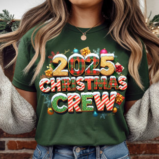 2025 Kerst Crew T-ShirtT-Shirt Tri-Blend Shirt