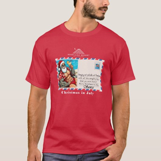 2025 kerst in juli T-shirt (Voorkant)