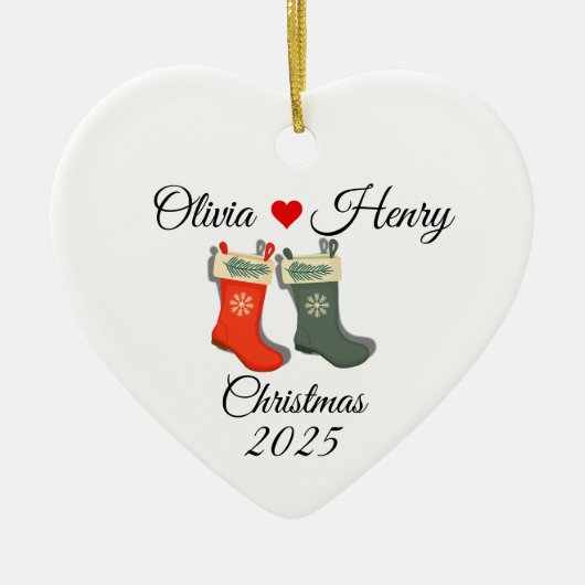 2025 Kerst Ornament | Persoonlijke Aandenken (Voorkant)