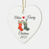 2025 Kerst Ornament | Persoonlijke Aandenken (Links)