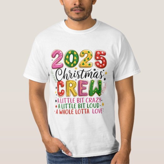2025 Kerstploeg T-shirt (Voorkant)