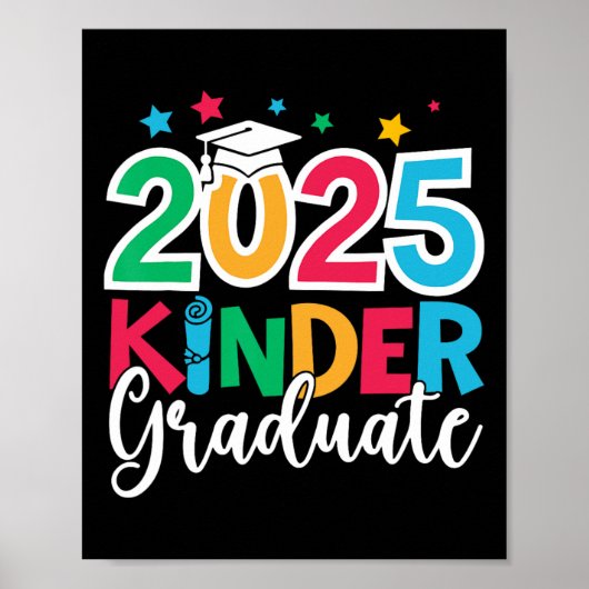 2025 Kinder Afstuderen Kleuterschool Afstuderen 20 Poster (Voorkant)