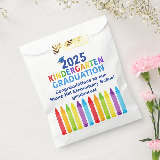 2025 Kindergarten Afstuderen Custom School Party Bedankzakje (Gezegeld)