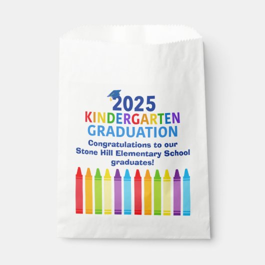 2025 Kindergarten Afstuderen Custom School Party Bedankzakje (Voorkant)