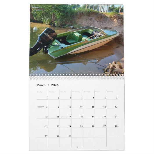 2025 Klassieke Glastron Kalender (Mar 2026)