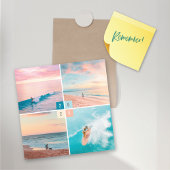 2025 Kleurblokken Nieuwjaar 4 Foto Magnetische Kaa