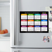 2025 Kleurenkalender US Feestdagen Corporate Magne