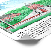 2025 kleuring 1760 Afdruk Kasteel De Essenburg Poster (Hoek)