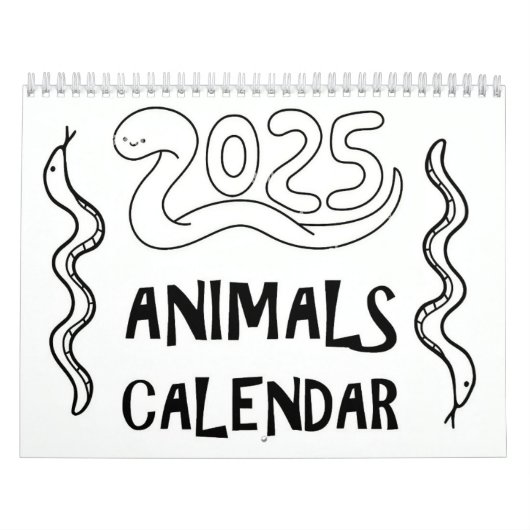 2025 Kleurkalender Kalender (Hoes)