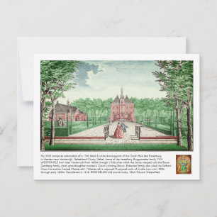 2025 kleurstelling 1760 Print Kasteel De Essenburg Briefkaart