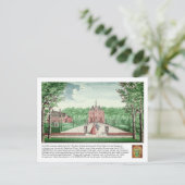 2025 kleurstelling 1760 Print Kasteel De Essenburg Briefkaart (Staand voorkant)