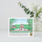 2025 kleurstelling 1760 Print Kasteel De Essenburg Briefkaart (Staand voorkant)
