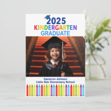 2025 Kleuterschool Aangepaste Kids Foto Afstuderen