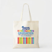2025 Kleuterschool Afstuderen Schattige Aangepast  Tote Bag (Voorkant)