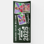 2025 Krijtbord Schets 3 Foto Afstuderen Party Spandoek (Verticaal)