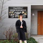 2025 Krijtbord Schets 4 Foto Afstudeerfeest Spandoek