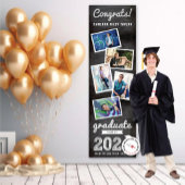 2025 Krijtbord Schets 5 Foto Afstudeerfeest Spandoek