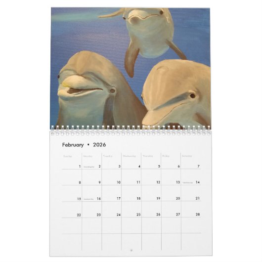 2025 Kunstwerk van Manuela Davis Kalender (Feb 2026)