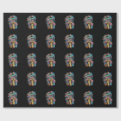 2025 Laat de zomer beginnen 2025 zomervakantie Cadeaupapier (Vlak)