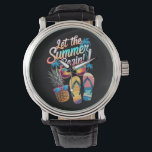 2025 Laat de zomer beginnen 2025 zomervakantie Horloge<br><div class="desc">2025 Laat de zomer beginnen 2025 zomervakantie strandreizen</div>