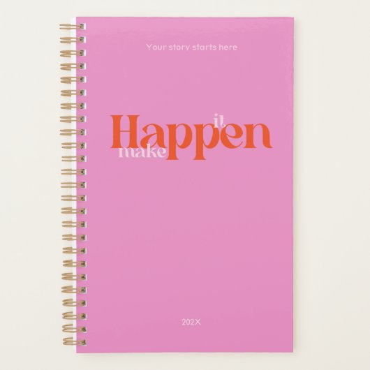 2025 Laat het gebeuren Planner (Voorkant)