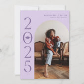 2025 Lavender Arch Afstuderen Aankondiging (Voorkant)