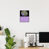 2025 Lente Bloemen Muurkalender Poster (Thuiskantoor)