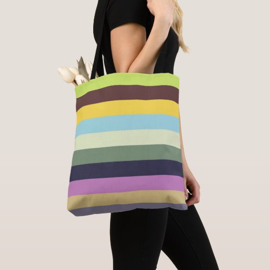 2025 Lente Zomer Stripes Tote Bag (Dichtbij)
