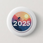 2025 Logo Buttonnen Ronde Button 5,7 Cm (Voorkant)