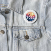 2025 Logo Buttonnen Ronde Button 5,7 Cm (In situ)