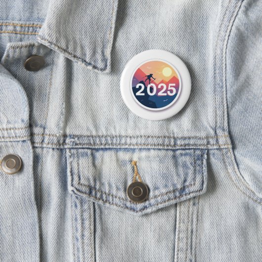 2025 Logo Buttonnen Ronde Button 5,7 Cm (In situ)