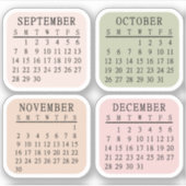 2025 Maandelijks Kalender Bullet Journal Bujo Plan Sticker (Voorkant)