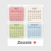 2025 Maandelijkse Bujo Planner Bullet Journal Kale Sticker (Vel)