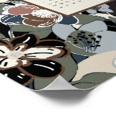 2025 Magnolia Bloemenkalender Poster (Hoek)