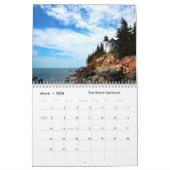 2025 Maine Coast Ocean Fotografie Vuurtoren Kalender (Mar 2026)