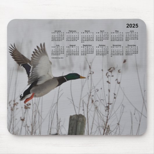 2025 Mallard in Flight Calendar door Janz Muismat (Voorkant)