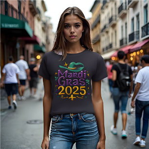 2025 Mardi Gras: New Orleans, New Vibes T-shirt