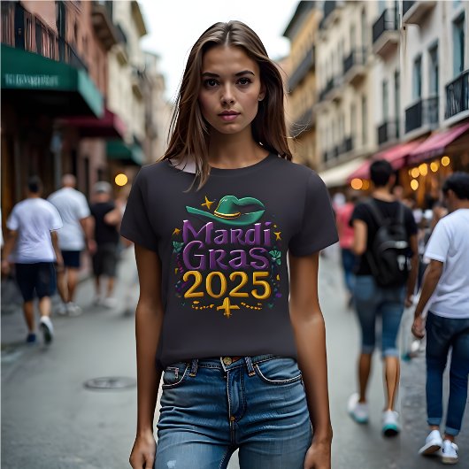 2025 Mardi Gras: New Orleans, New Vibes T-shirt