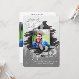 2025 Masculine Greyscale 2 Foto Afstuderen Kaart