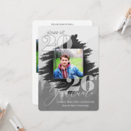 2025 Masculine Greyscale 2 Foto Afstuderen Kaart