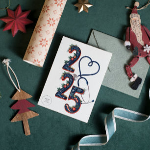 2025 Medische Aangepaste Logo Tekst Sjabloon Kerst