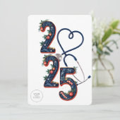 2025 Medische op maat gemaakte logo tekst sjabloon (Staand voorkant)