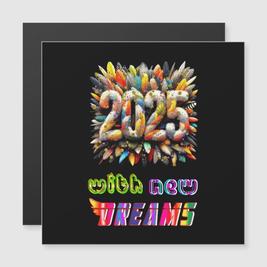 2025 met nieuwe dromen (Voorkant / Achterkant)
