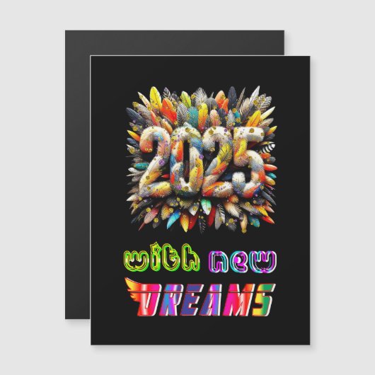 2025 met nieuwe dromen (Voorkant / Achterkant)