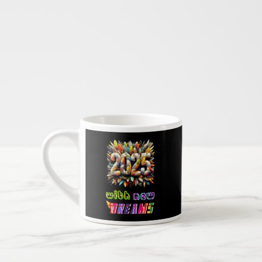 2025 met nieuwe dromen espresso kop (Links)