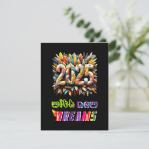 2025 Met Nieuwe Dromen Feestdagenkaart