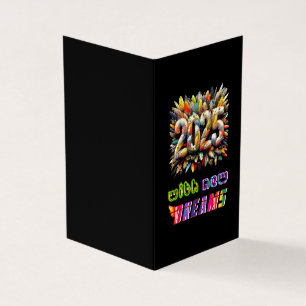 2025 met nieuwe dromen kaart