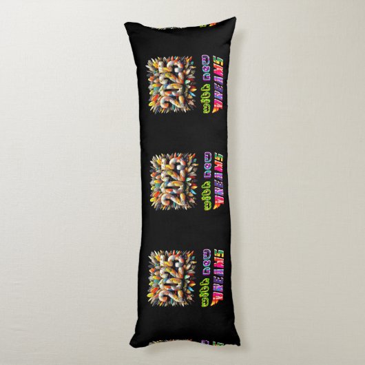 2025 met nieuwe dromen lichaamskussen (Achterkant (Verticaal))