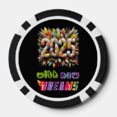 2025 met nieuwe dromen poker chips (Achterkant)